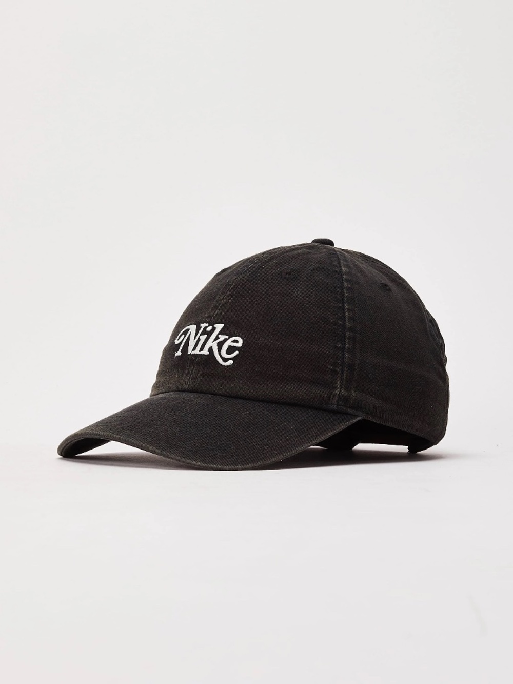 Nike Club Cap Black “Nike” Embroidered Adjustable Hat 1972 Unisex S/M